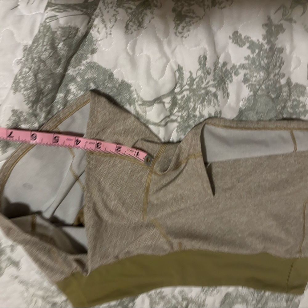 Lululemon sz 8 Speed Up Shorts Hazel Green Heather Lux multi tennis running gym - Picture 10 of 10